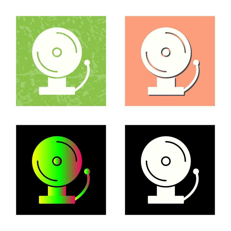 Unique Fire Alarm Vector Icon