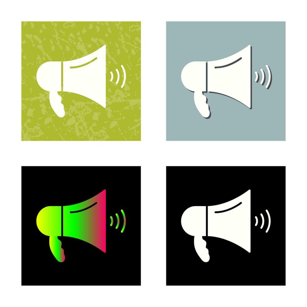 Unique Megaphone Vector Icon