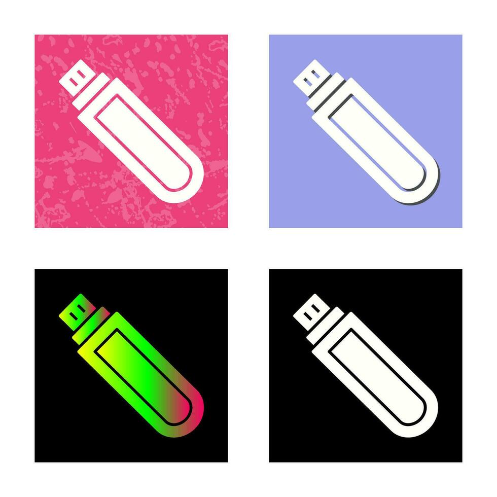 Unique USB Drive Vector Icon