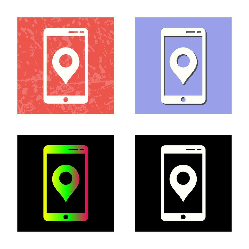 Unique GPS Service Vector Icon