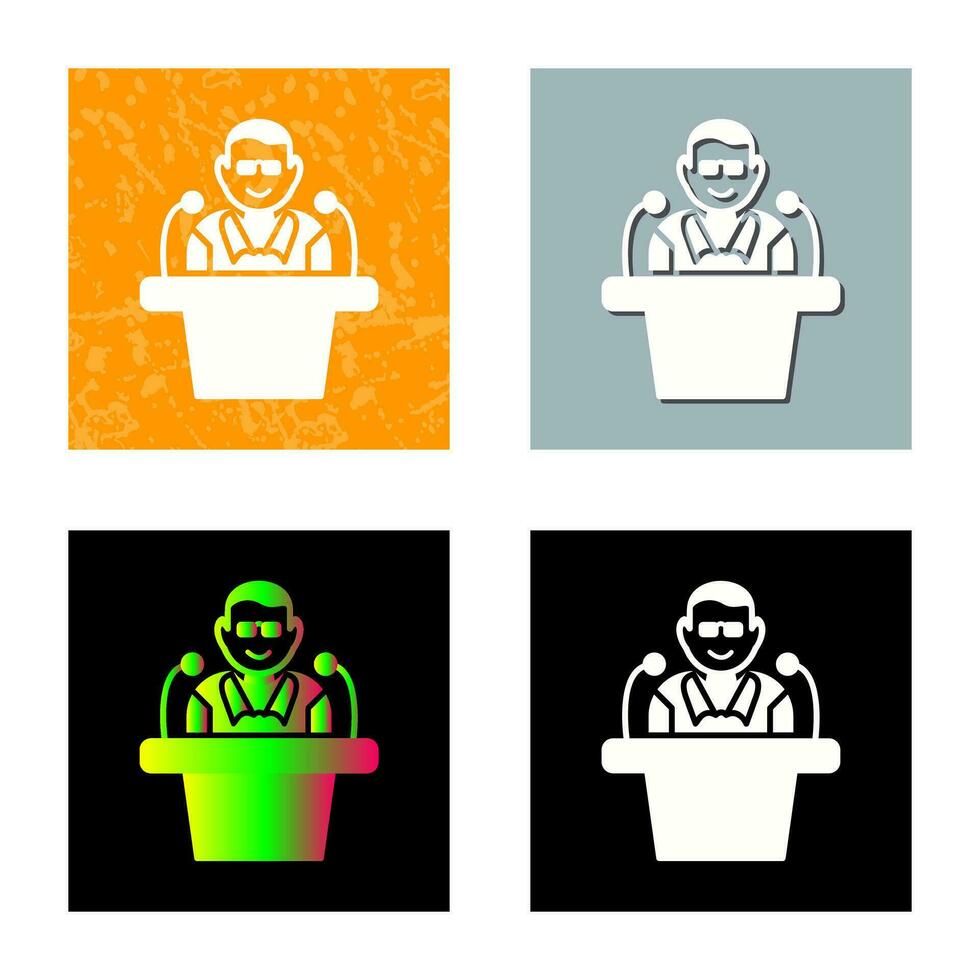 Unique Lecture Vector Icon