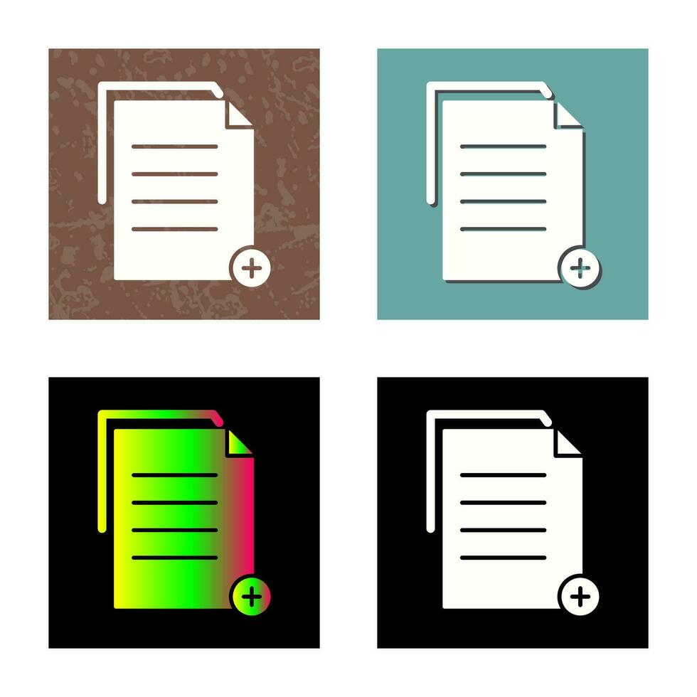 Unique Two files Vector Icon