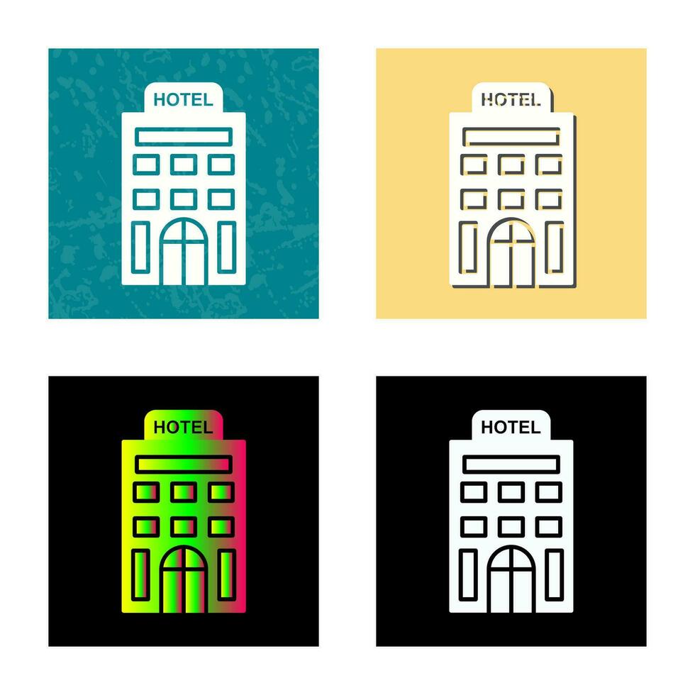 icono de vector de hotel