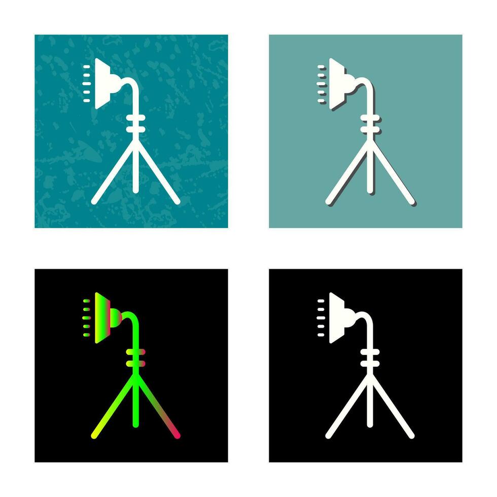Unique Light Stand Vector Icon