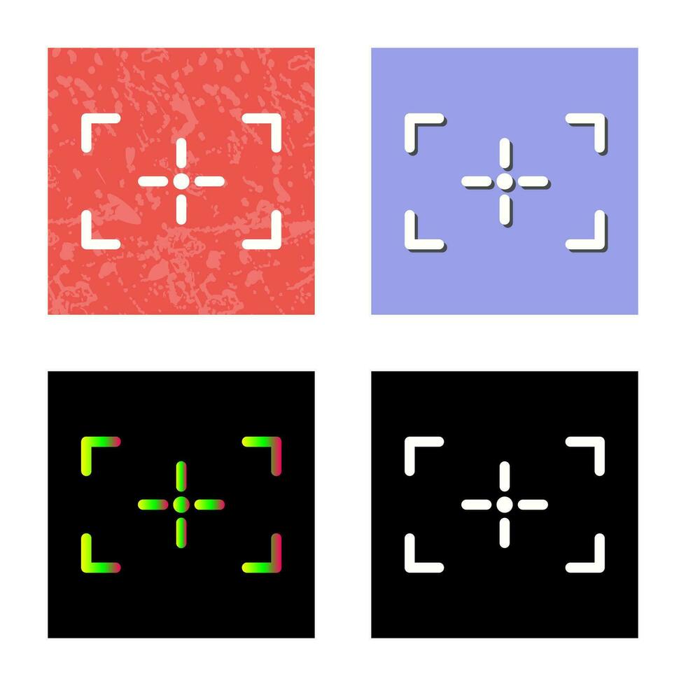 Unique Focus Vector Icon