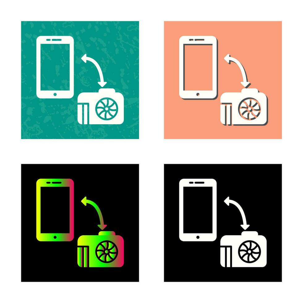 Unique Transfer Images Vector Icon