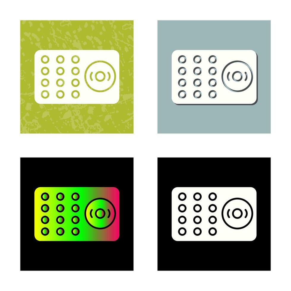 Unique Ring Alarm Vector Icon