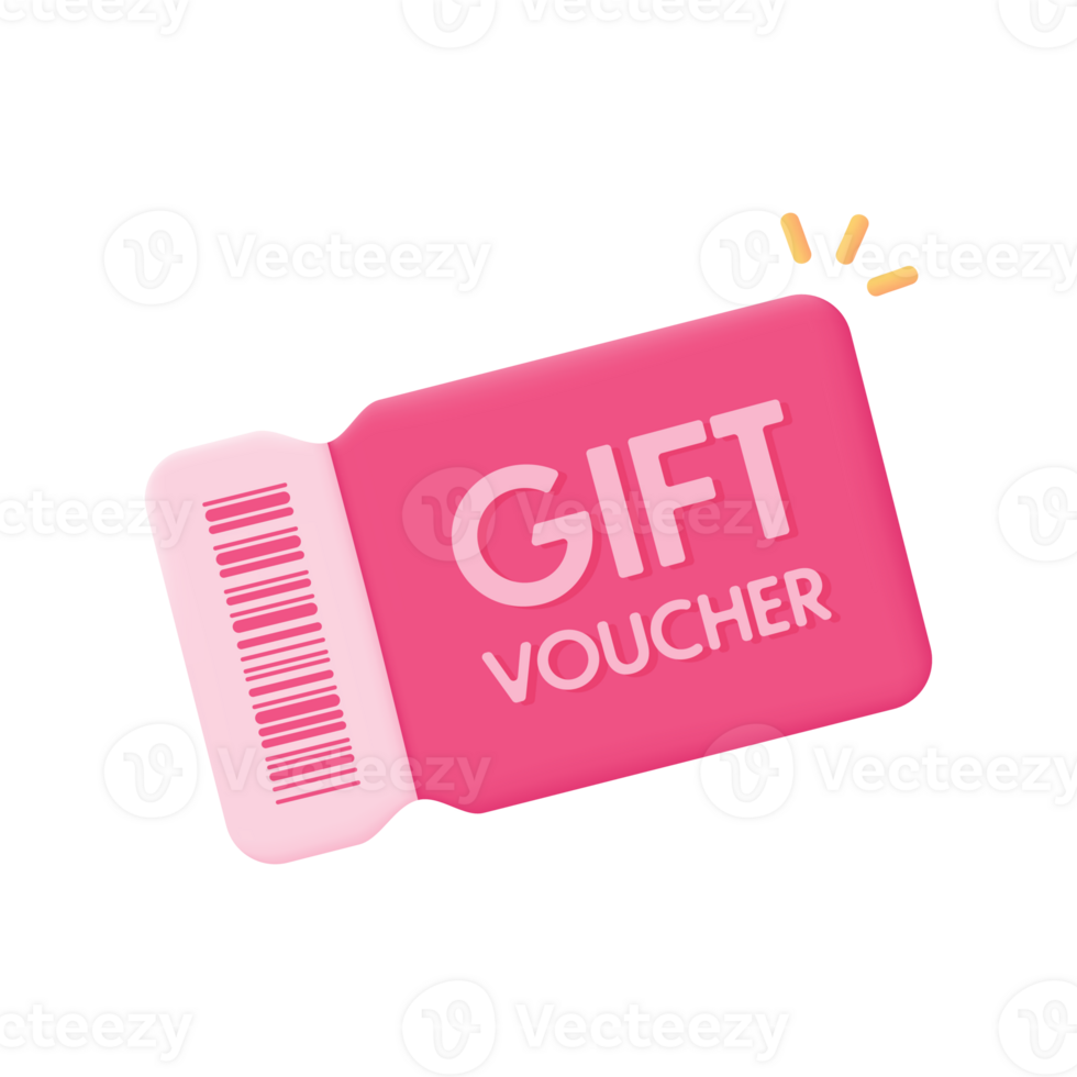 product discount voucher promotion Festive special offer. 3d illustration. png