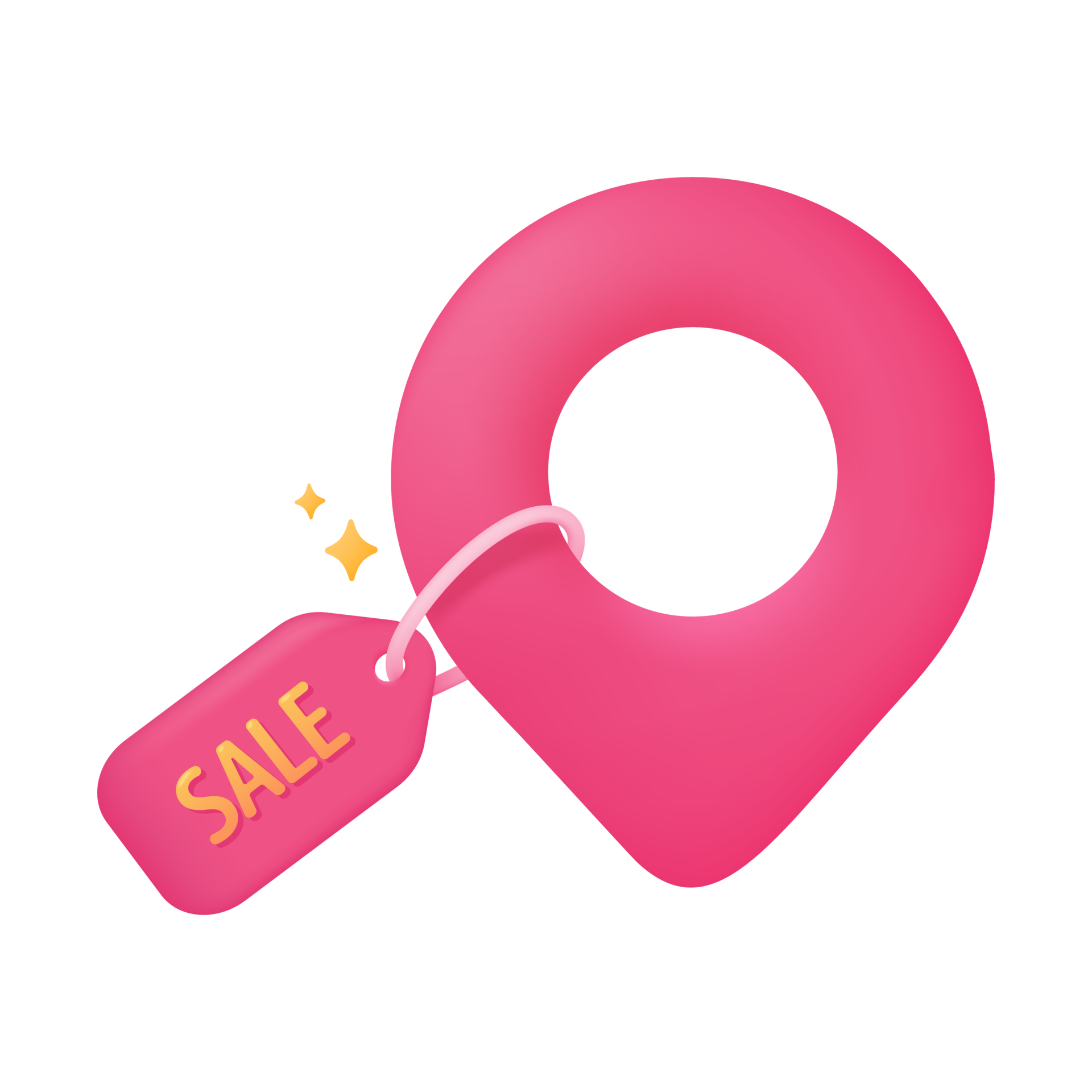 Location Pins For Discount Coupons Product Discount Promotion 3D location-pins-for-discount-coupons-product-discount-promotion-3d