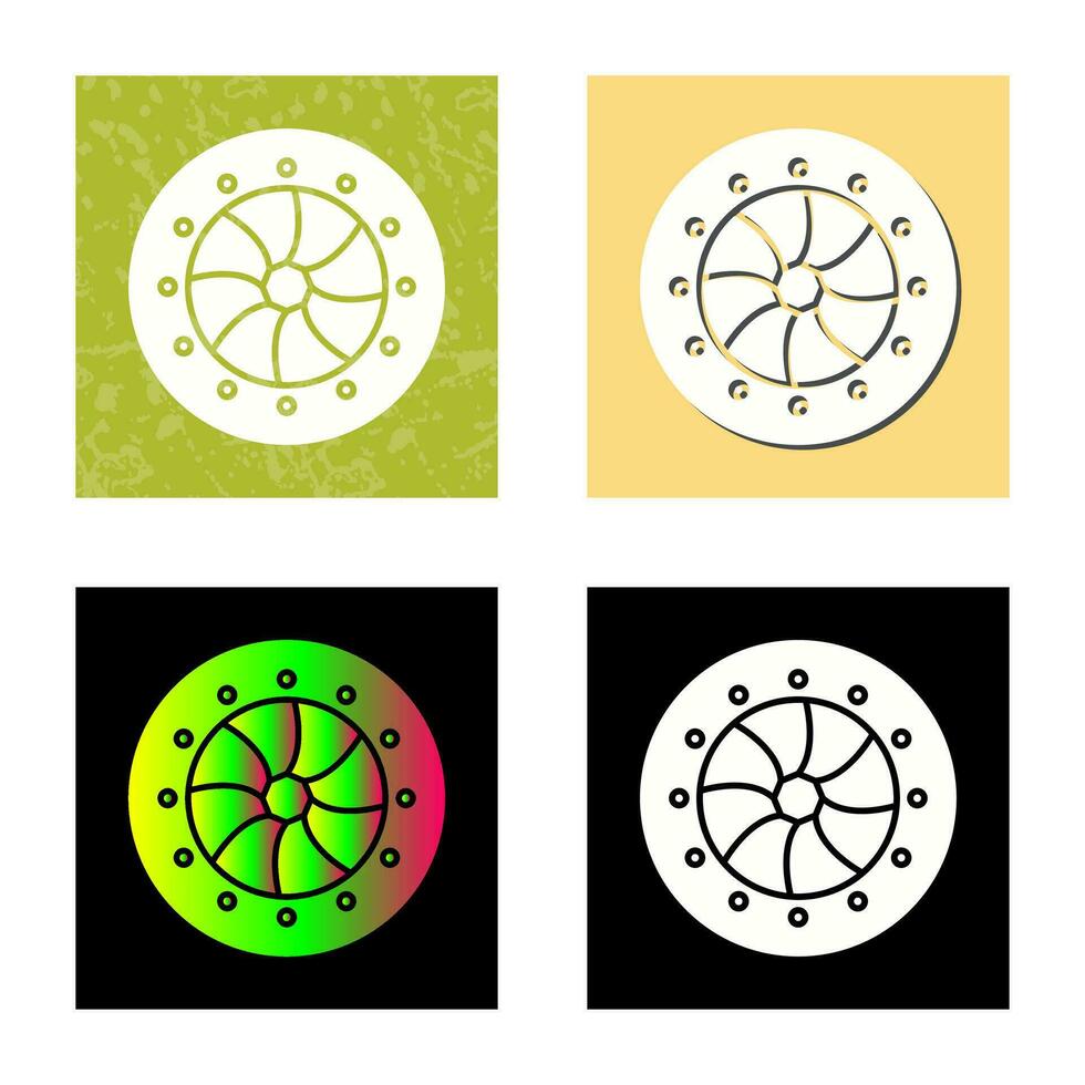 Unique Optical Diaphram Vector Icon