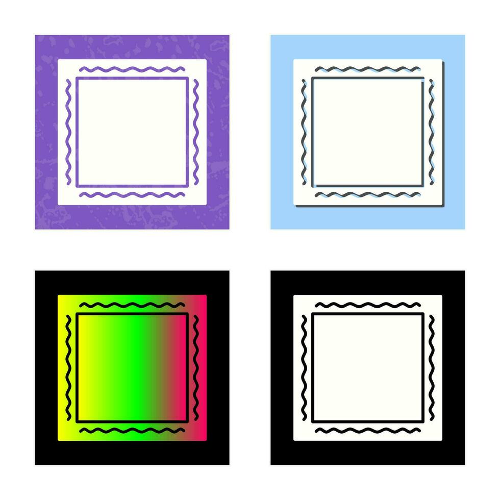 Unique Frame Vector Icon