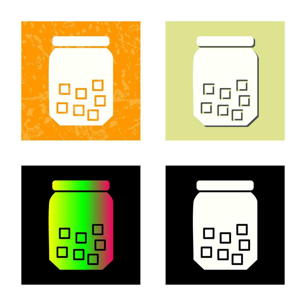 Sugar Bottle Vector Icon