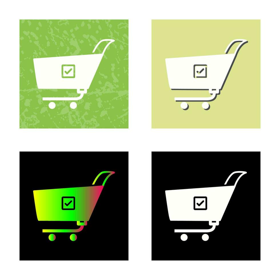 Unique Confirm Order Vector Icon