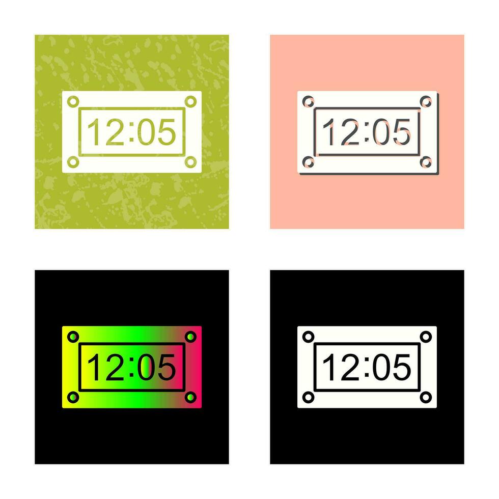 Unique Timer Vector Icon