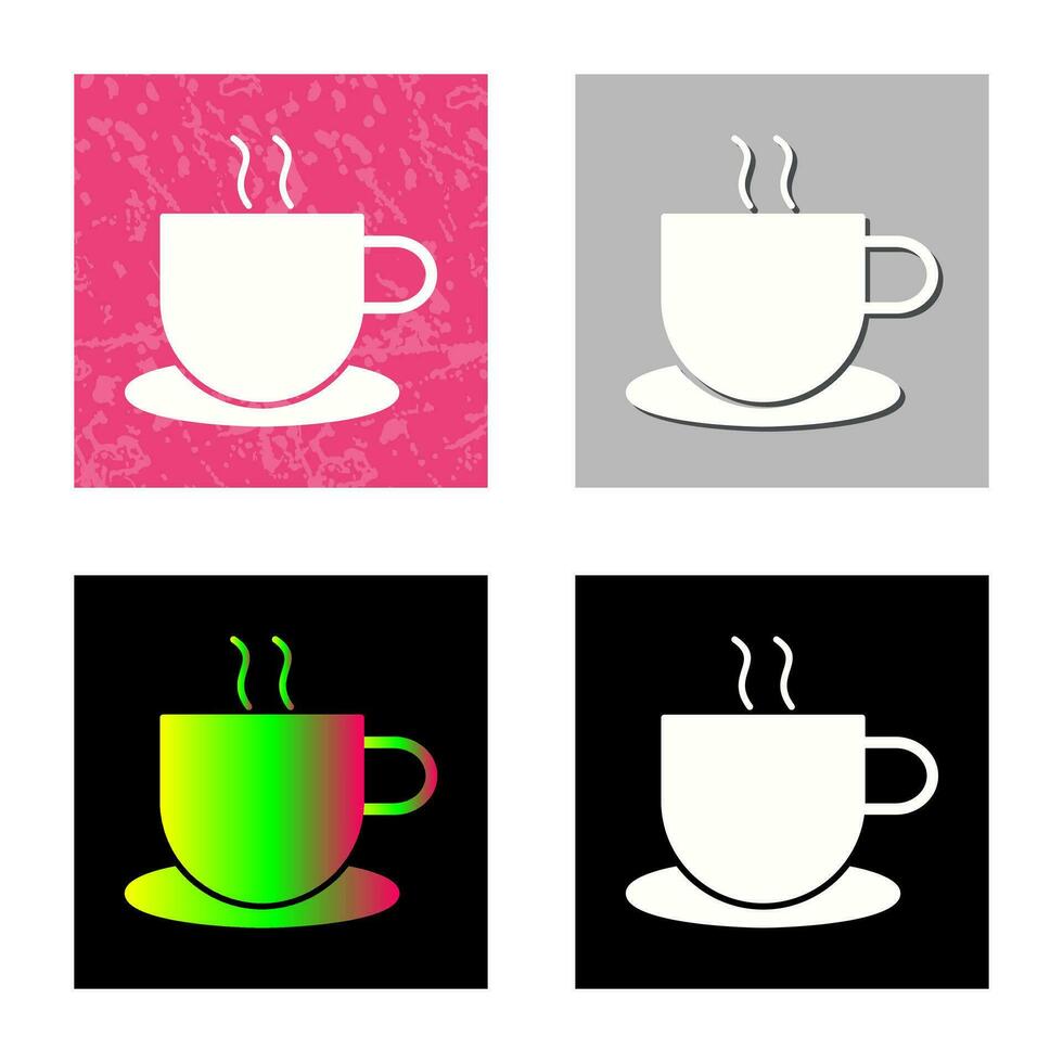 icono de vector de café caliente único