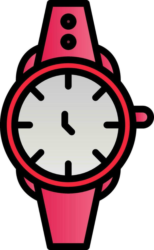 Hand watch Vector Icon Design