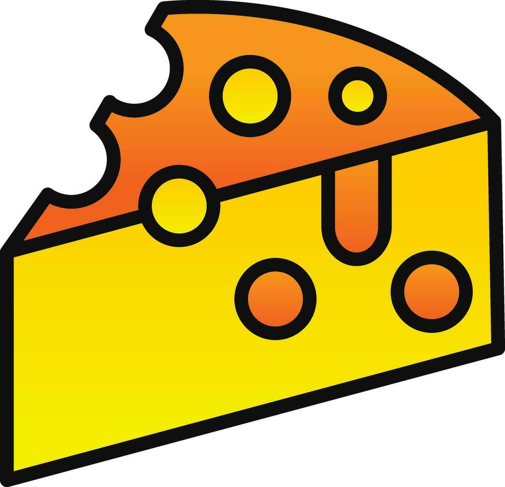 diseño de icono de vector de queso