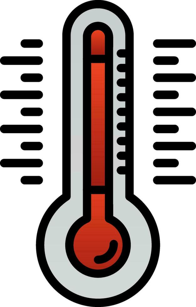 Thermometer Vector Icon Design
