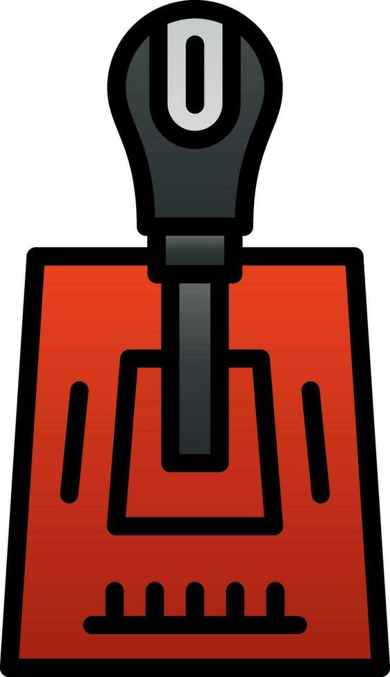 Gearshift Vector Icon Design