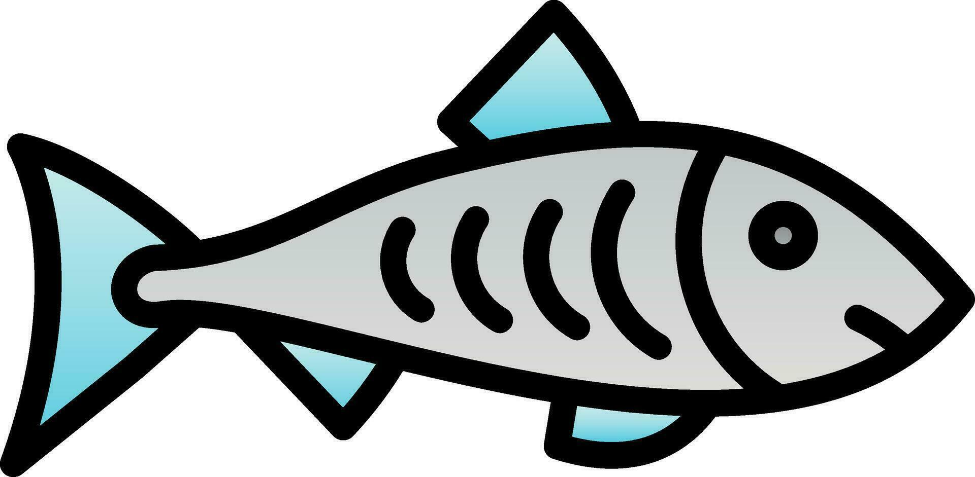 Salmon Vector Icon Design