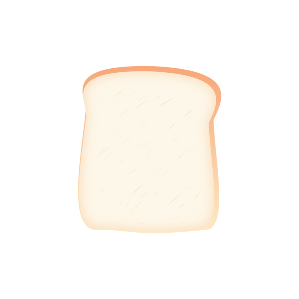 One piece white bread 25222382 PNG