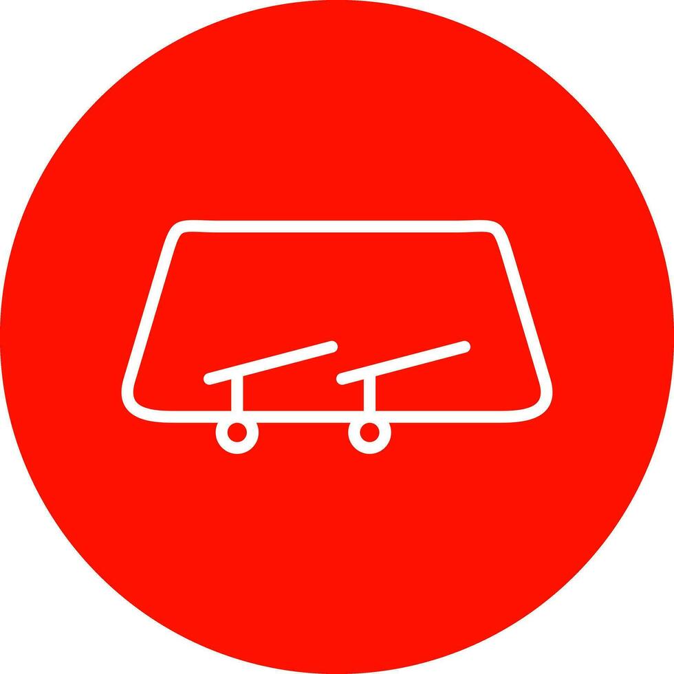 Windshield Vector Icon Design