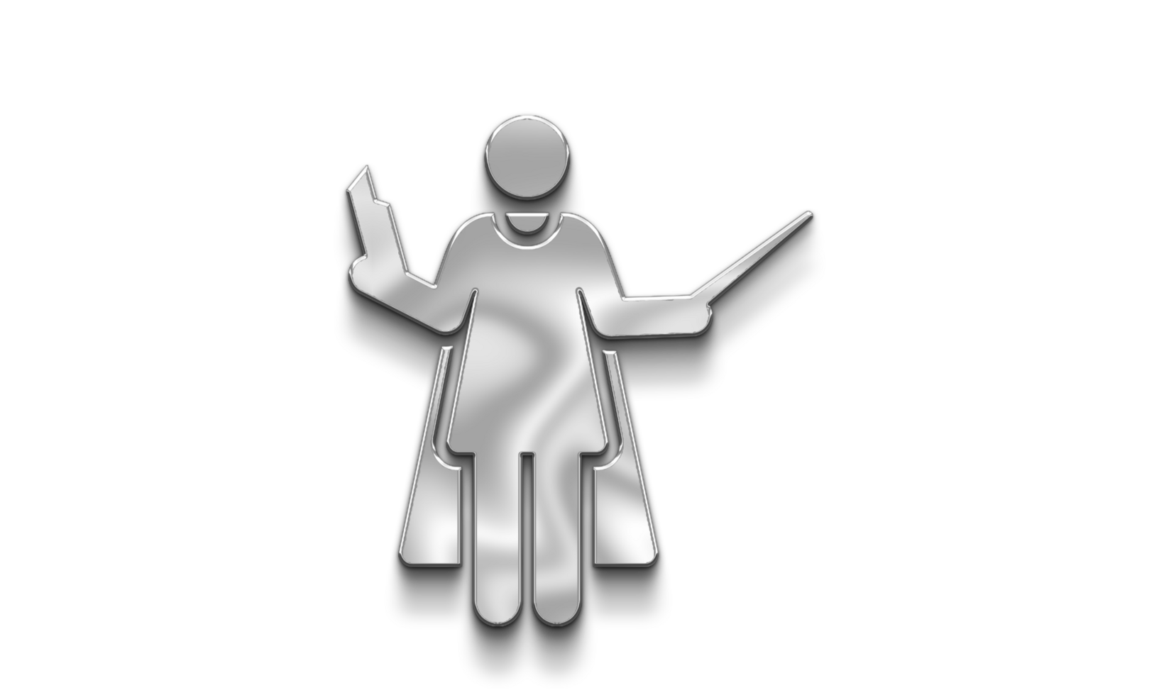 Wizard Silver Icon PNG