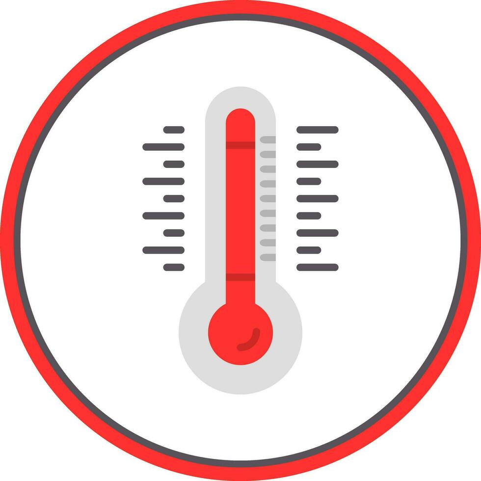 Thermometer Vector Icon Design