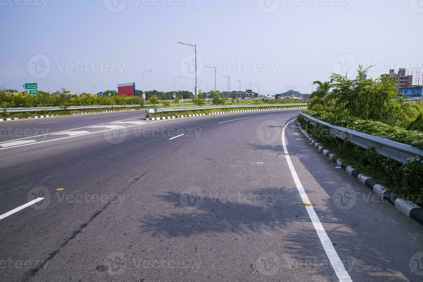 Divide Expressway road  in Bhanga Interexchange of Bangladesh photo