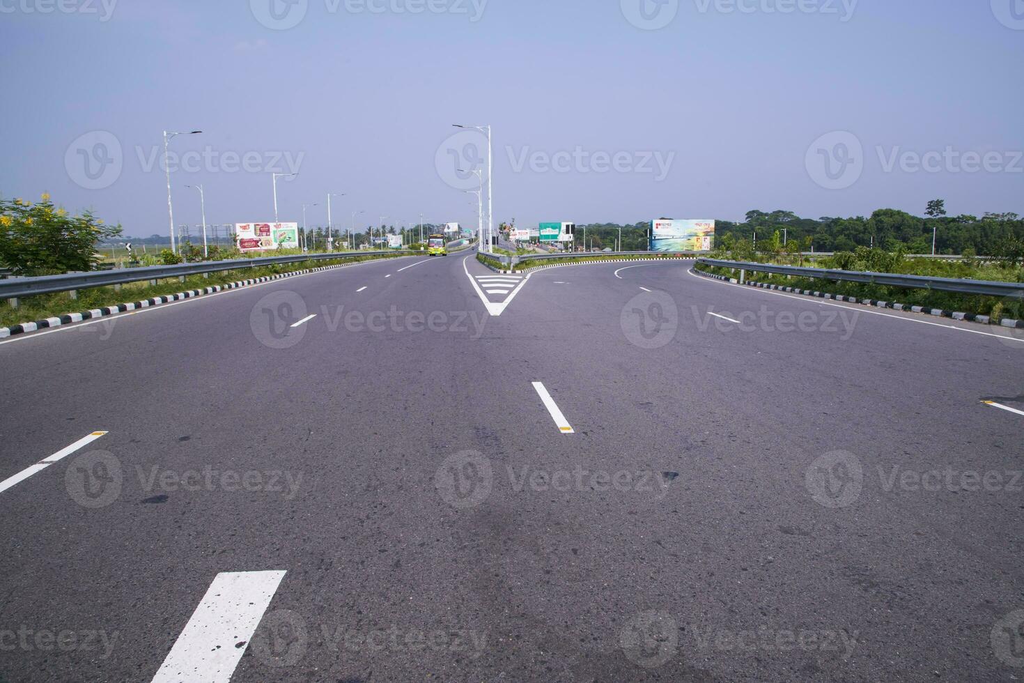 Divide Expressway road  in Bhanga Interexchange of Bangladesh photo