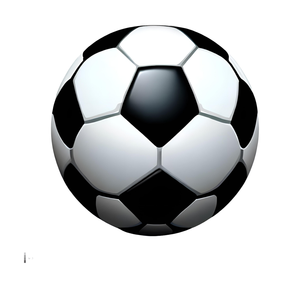 Soccer ball isolated Soccer ball on transparent background AI Generated png