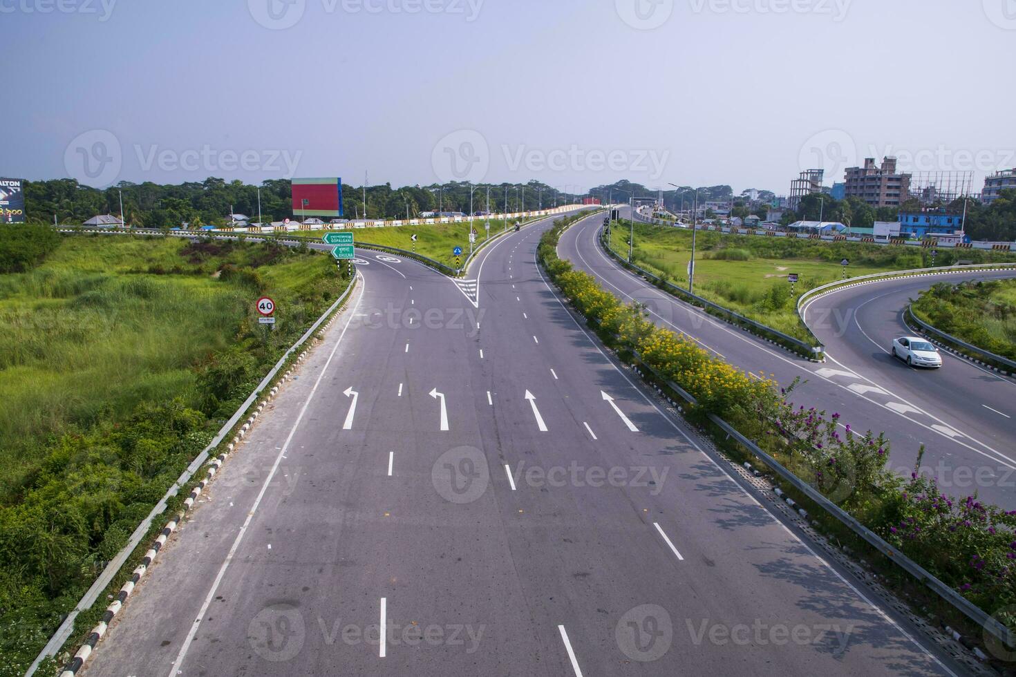 Divide Expressway road  in Bhanga Interexchange of Bangladesh photo