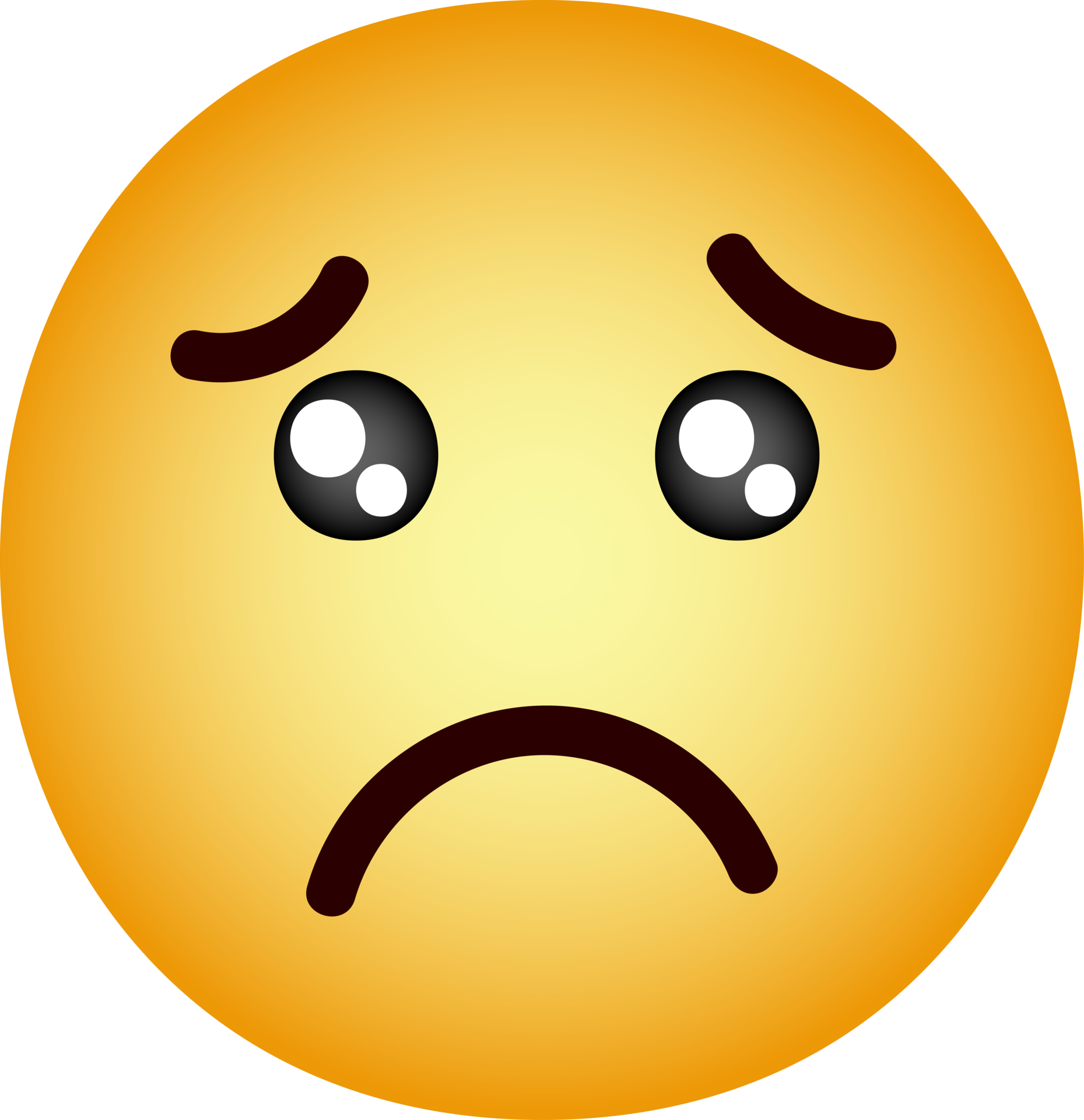 Hand Drawn Unhappy Emoji Facial Expression 25222978 PNG