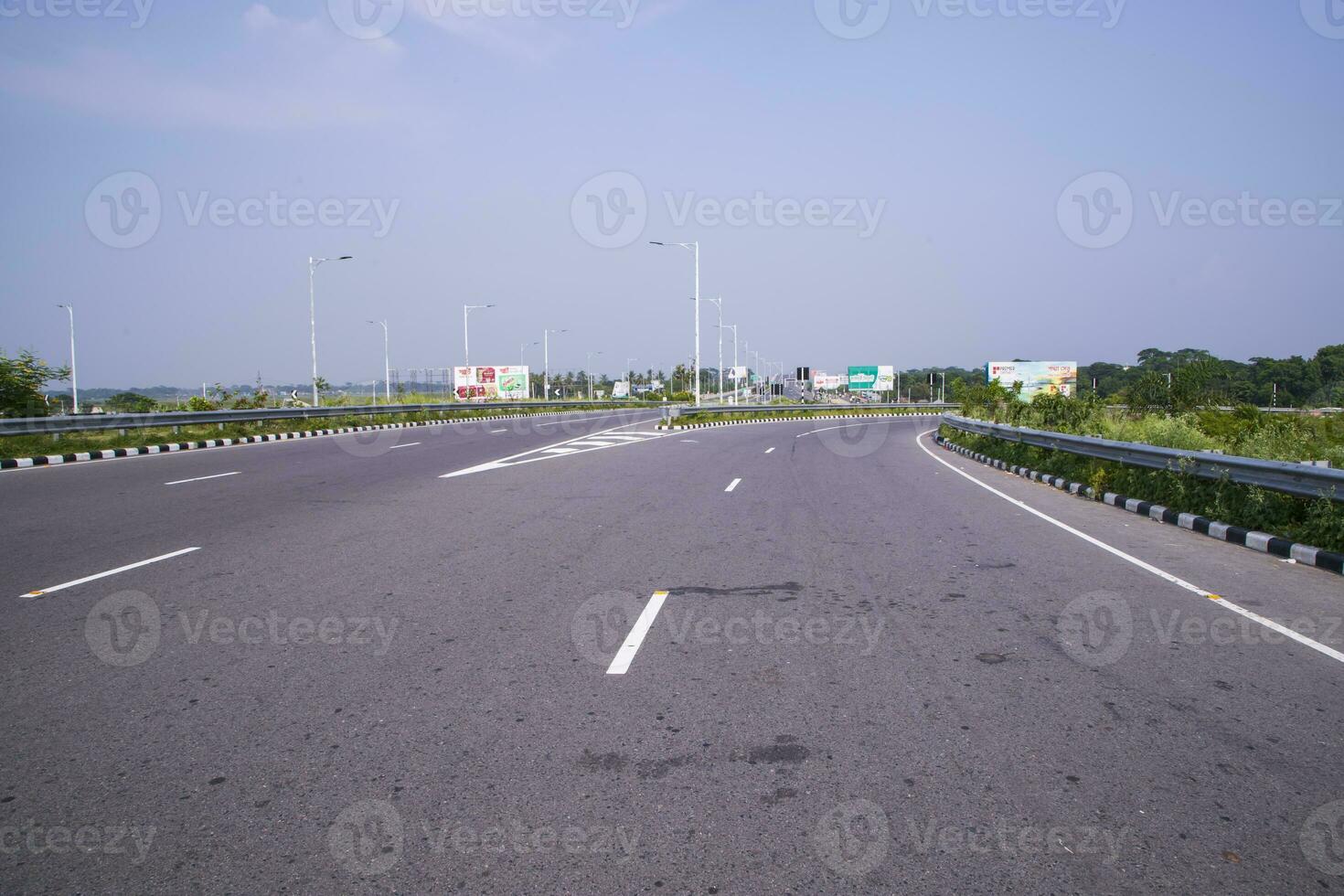 Divide Expressway road  in Bhanga Interexchange of Bangladesh photo