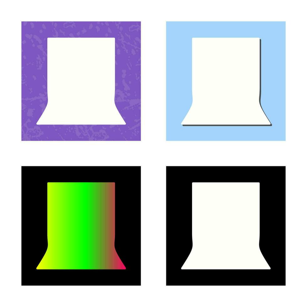 Unique Back Stand Vector Icon