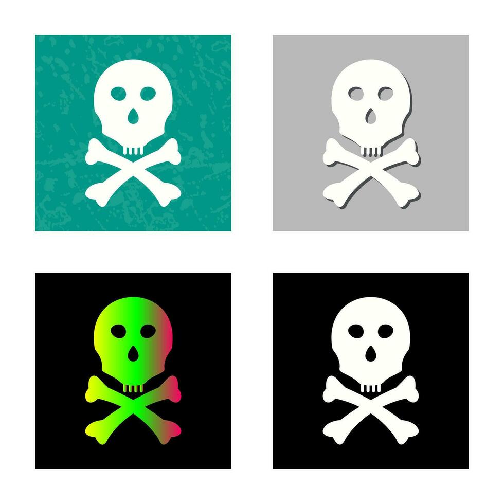 icono de vector de signo de muerte