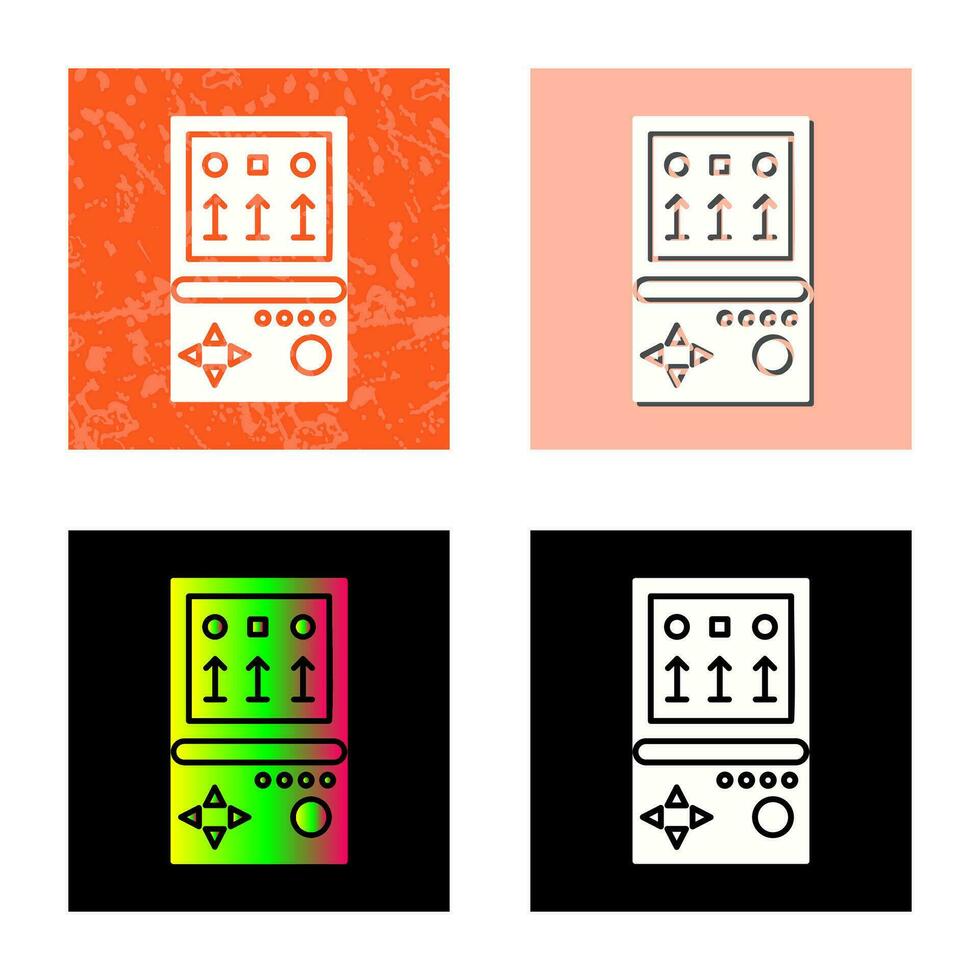 Unique Brick Game Vector Icon