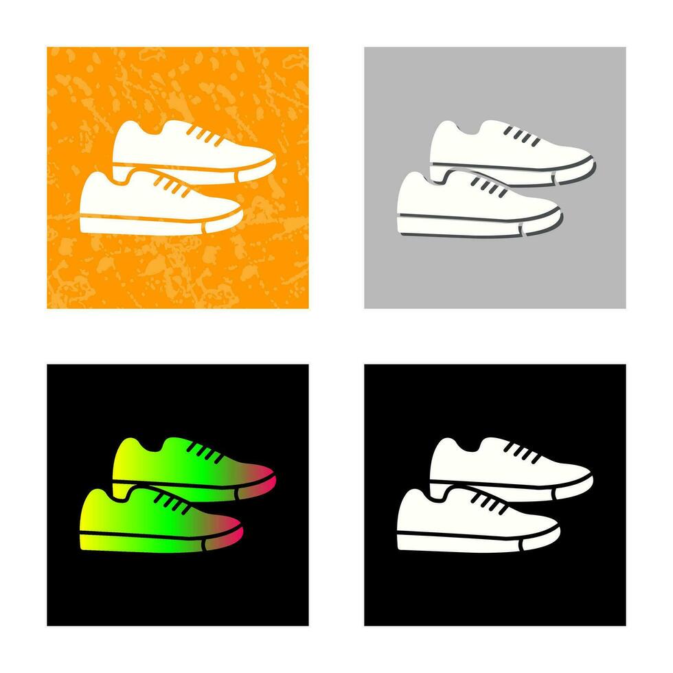 icono de vector de zapatillas