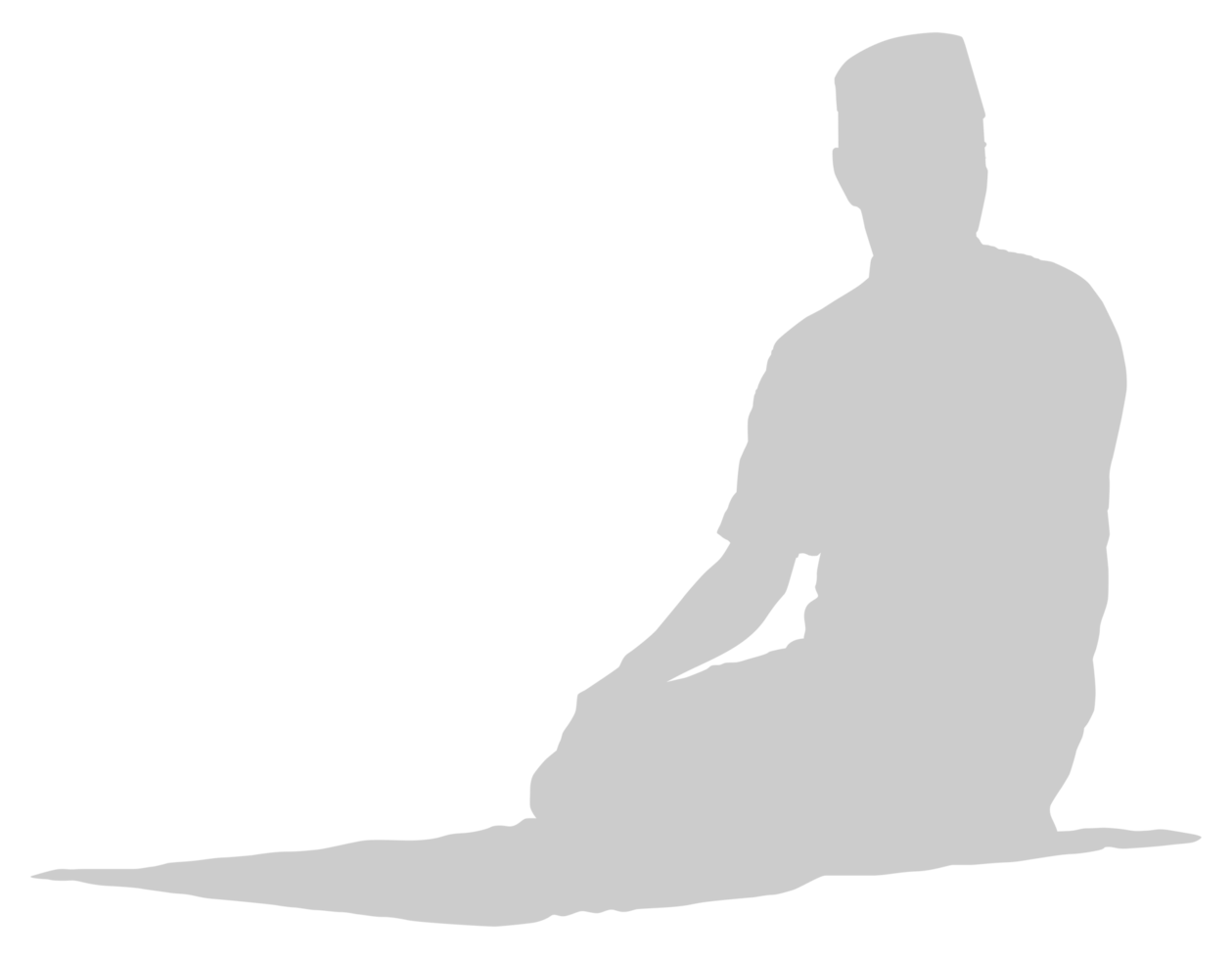 Sit tasyahud end including the pillars of prayer, so it should not be left in any circumstances. One of the Sitting Position when Moslem Praying. Format PNG