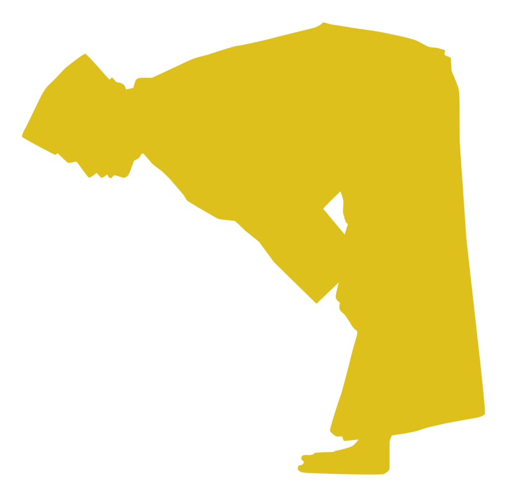 Ruku, Bowing down is an essential pillar of prayer, a part of prayers, the head is bowed and the knees are bowed with both hands, which is one of the essential parts of the prayers in Islam or Moslem. png