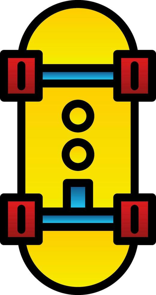 Skateboard Vector Icon Design