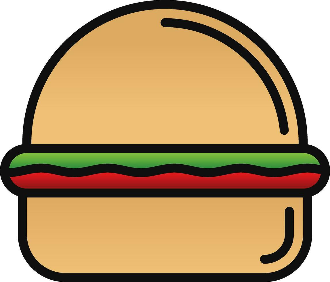 Hamburger Vector Icon Design