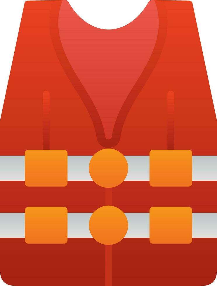 Life vest Vector Icon Design