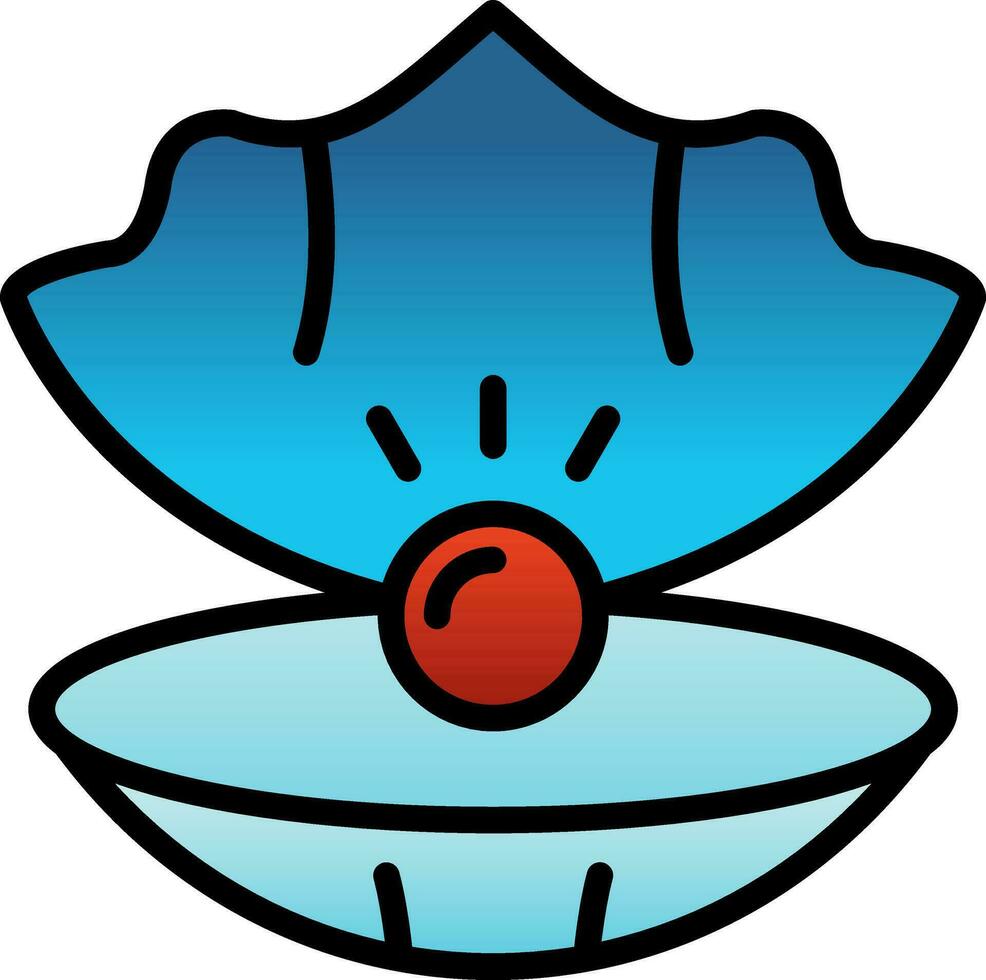 Clam Vector Icon Design