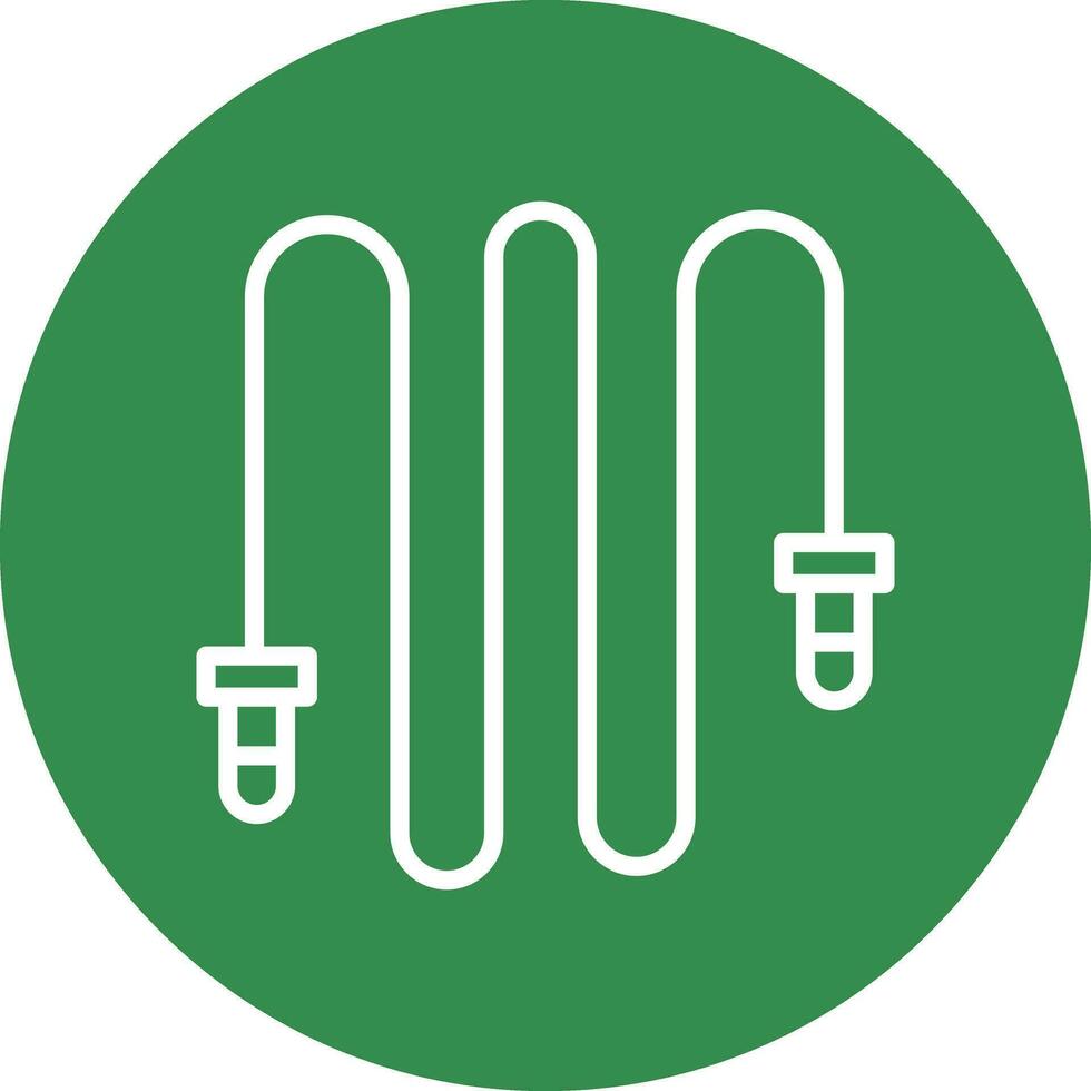 Jumping rope Vector Icon Design