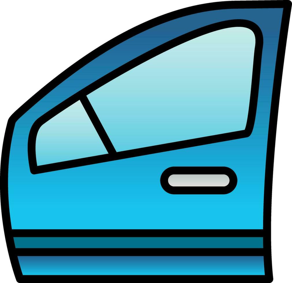 Car door Vector Icon Design