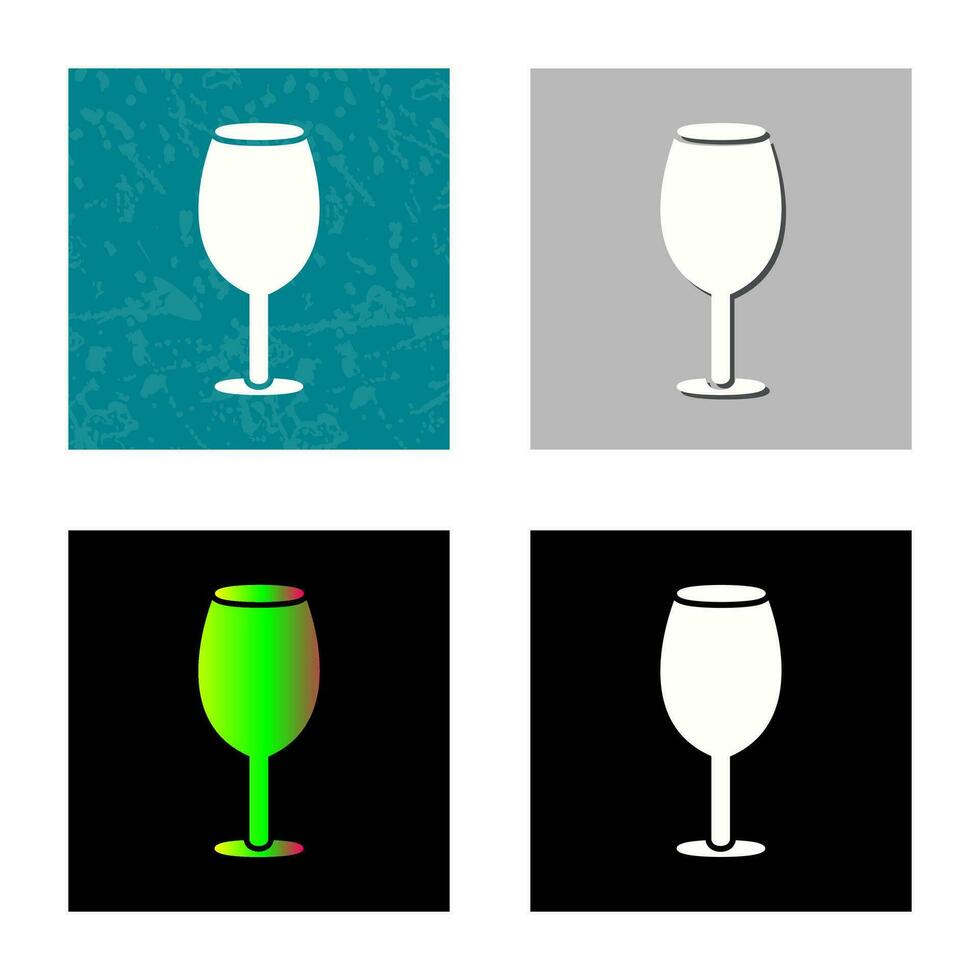 icono de vector de copa de vino