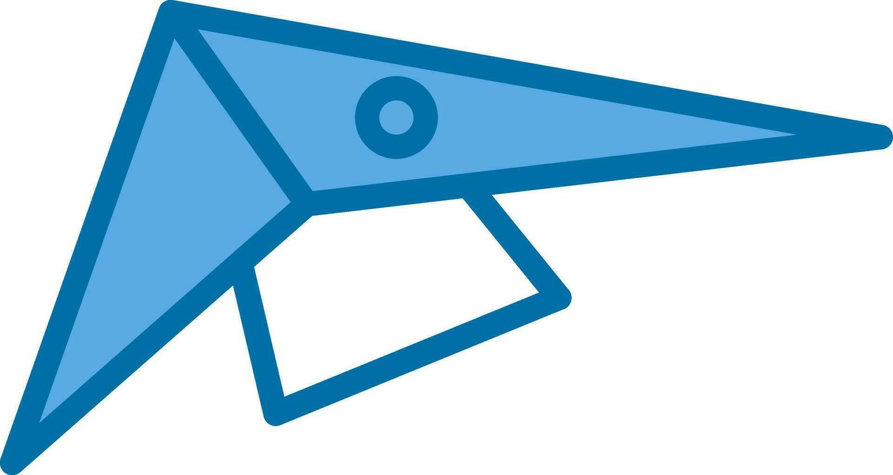 Hang gliding Vector Icon Design