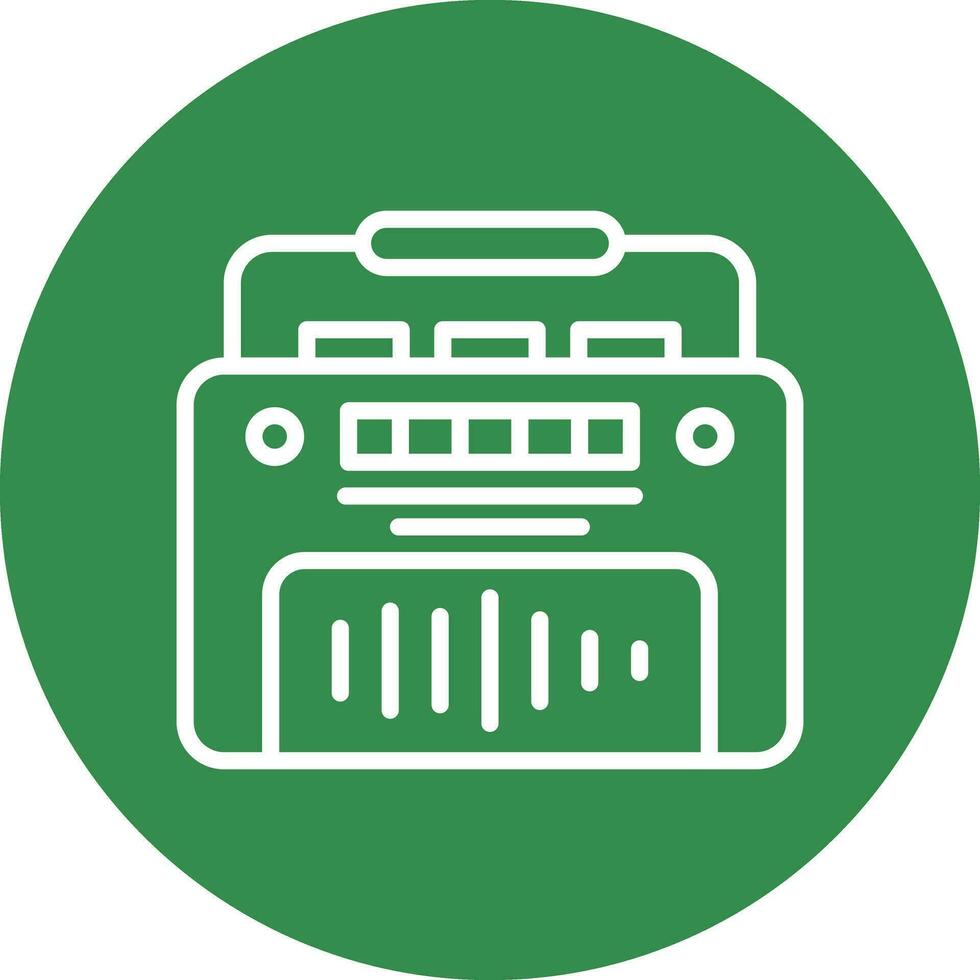 Radio Vector Icon Design