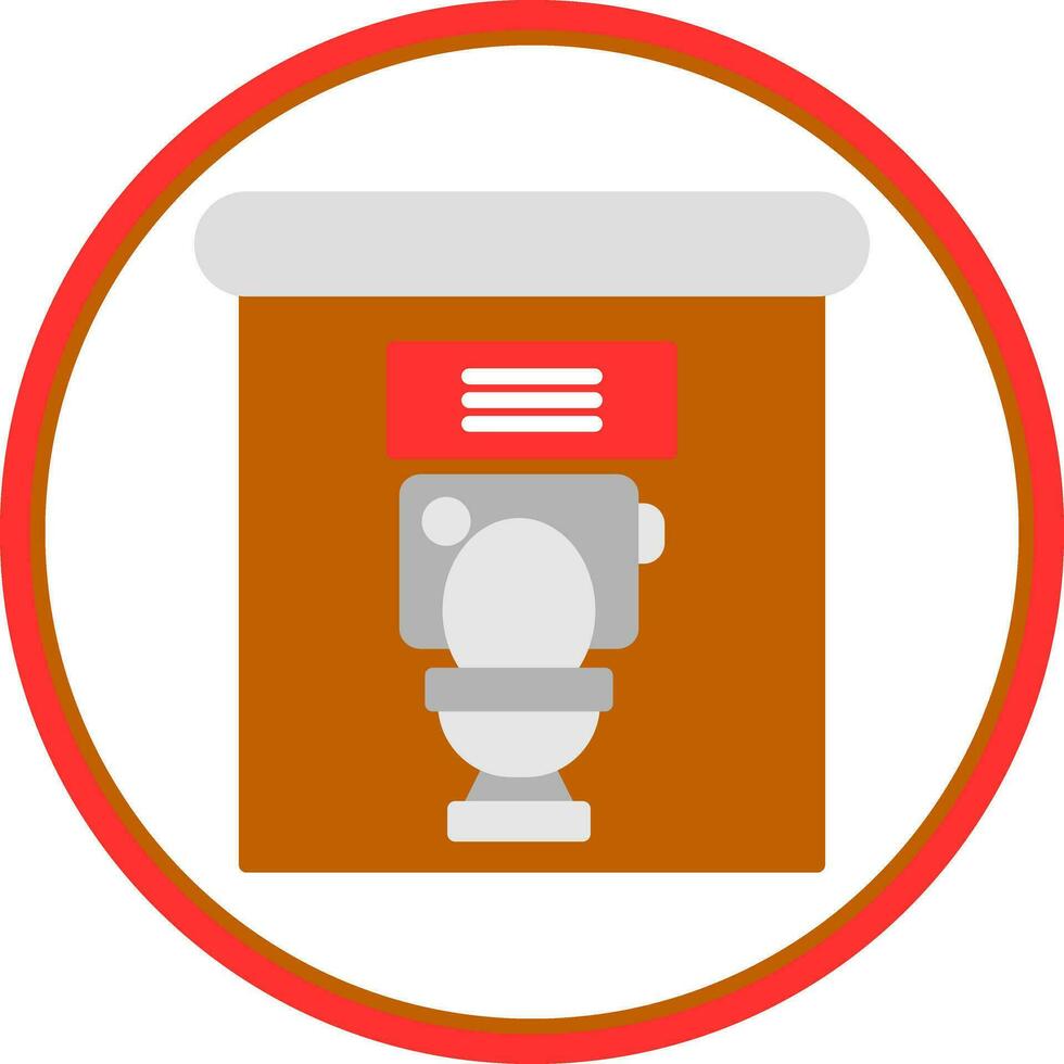 Restroom Vector Icon Design